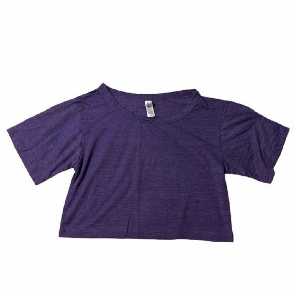 Purple Crop Top NWOT